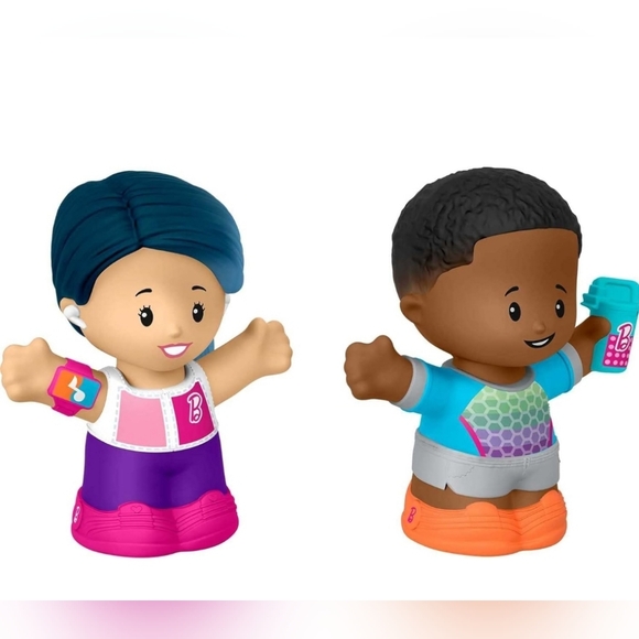 BARBIE Fisher-Price Little People Athletic Wellness Healthy Exercise Yoga NWT - Picture 1 of 4
